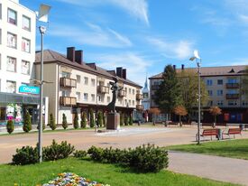 Skveras centre, Tauragė.JPG