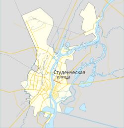 На карте города