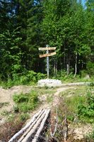 Обелиск на границе Пермского края и Свердловской области 60°03′56″ с. ш. 59°03′41″ в. д.GЯO