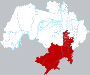 Наньлин на карте