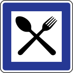 Latvia road sign 608.svg
