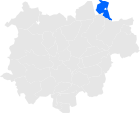 Расположение муниципалитета на карте провинции