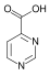 Pyrimidine-4-carboxylic acid.svg