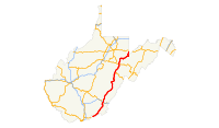 US 219 (WV) map.svg