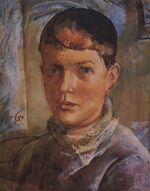 Daughter by Petrov-Vodkin (1933, GRM).jpg