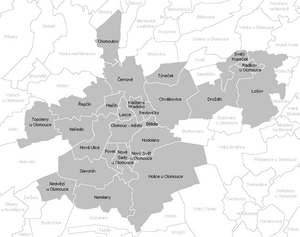 Olomouc на карте