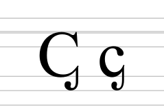 Latin letter C with palatal hook (first variant of capital form).svg