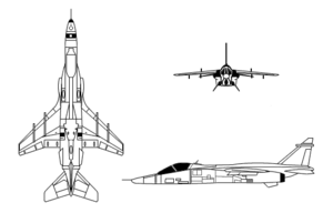 SEPECAT Jaguar 3-view line drawing.png