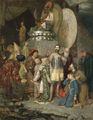 Князь Михаил Черниговский перед ставкой Батыя
