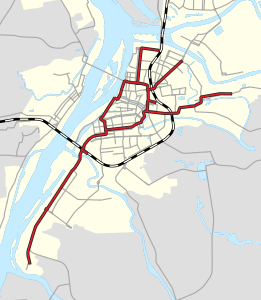 Astrakhan tram scheme simple.svg