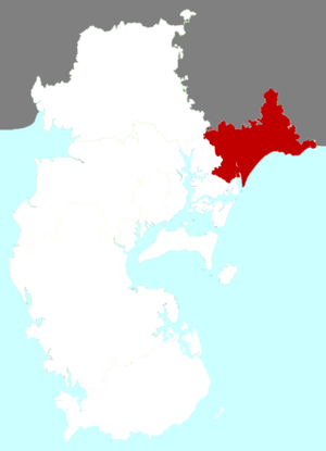 Учуань на карте