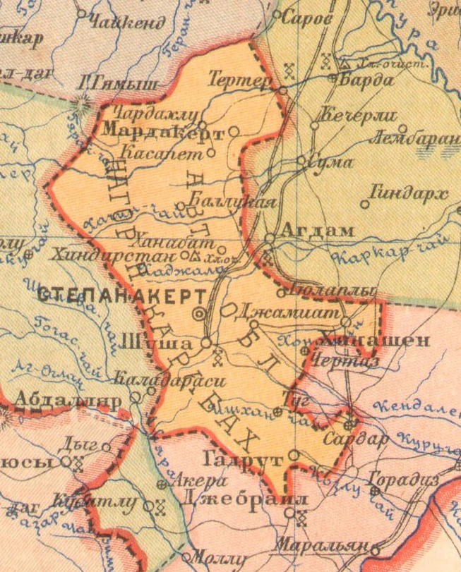Map of NKAO within the borders of Azerbaijan SSR from the Atlas of 1928.jpg