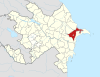 Absheron District in Azerbaijan 2021.svg