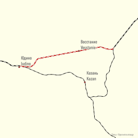 Map Северный внутригородской железнодорожный ход (Казань) 2020-04-07.svg