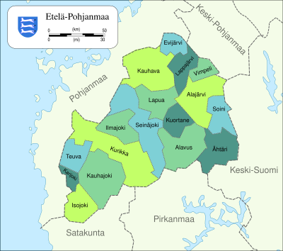 Map of Southern Ostrobothnia-fi.svg
