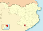 Расположение муниципалитета на карте провинции