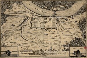 План Речицы 1663&nbsp;года.