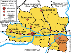 Давид-Городокский район на карте