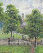 Camille Pissarro - Saint Anne’s Church à Kew, Londres (PD 940).jpg