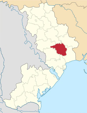 Ивановский район на карте