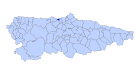 Muros de Nalon Asturies map.svg
