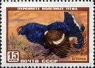 The Soviet Union 1957 CPA 1987 stamp (Black Grouse).jpg