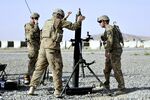 U.S. Army mortar men fire a 120mm mortar during force protection and registration training at Forward Operating Base Spin Boldak in the Kandahar province of Afghanistan on June 22, 2013 130622-A-MX357-030.jpg