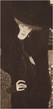 Klimt - Damenbildnis in Rot und Schwarz.png