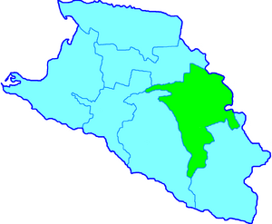 Лабинский отдел на карте