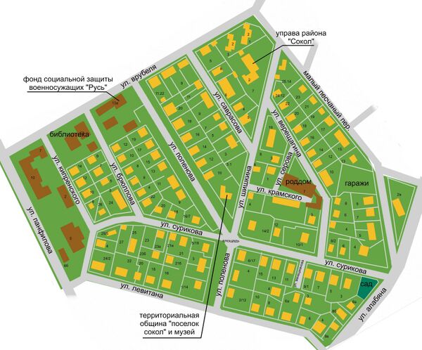 Poselok Sokol plan.jpg
