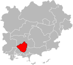 Сольес-Пон на карте