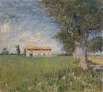Vincent van Gogh - Boerderij in een korenveld - Google Art Project.jpg
