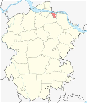 Новочебоксарский городской округ город Новочебоксарск на карте