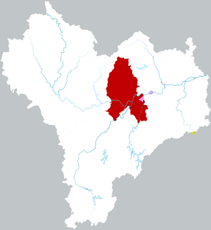 Кэчэн на карте