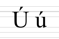 Latin letter U with acute.svg