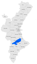 Localització de la Vall d'Albaida respecte del País Valencià.svg