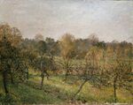Pissarro - Sunset at Éragny-sur-Epte, Autumn, 1902.jpg