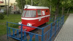 Мотовоз «Юбилейный» Красноярской детской железной дороги.jpg