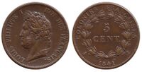 5 centimes, French colonies, 1841, Louis Philippe I - 2.jpg