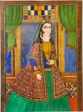 Mirzə Qədim İrəvani - Qacar şahzadəsi Mah Tələt xanımın portreti.jpg