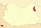 Расположение муниципалитета на карте провинции
