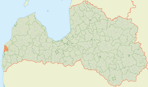 Вергальская волость на карте