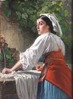 Итальянка у бассейна. Брюллов Карл Павлович.jpg