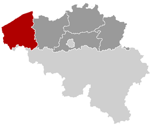 Де-Панне на карте