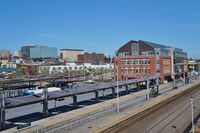 Everett Station and Everett skyline, April 2020.jpg