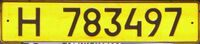 Kazakh license plate for foreigners.JPG