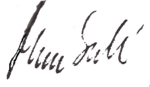 Изображение автографа