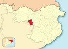 Расположение муниципалитета на карте провинции