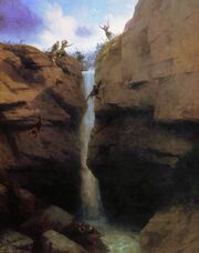 Aivazovsky-Clash soldiers with murids on Gunib.jpg