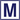 Bucharest Metro M logo.png